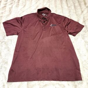 NWT 2XL Zyia Men's Active Brown Polo Shirt